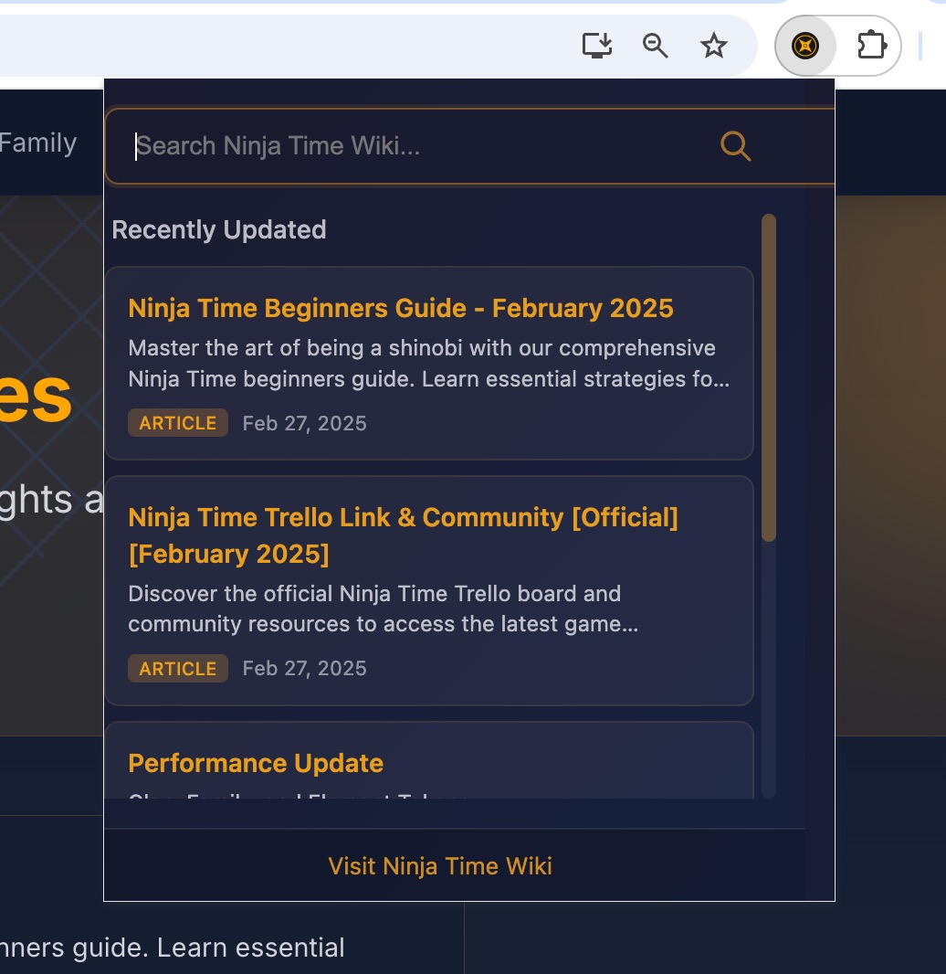 Browser Extension Preview